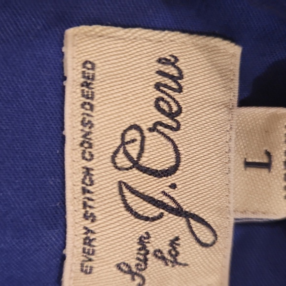 J Crew Men's Blue Short Sleeve Shirt - Picture 4 of 5